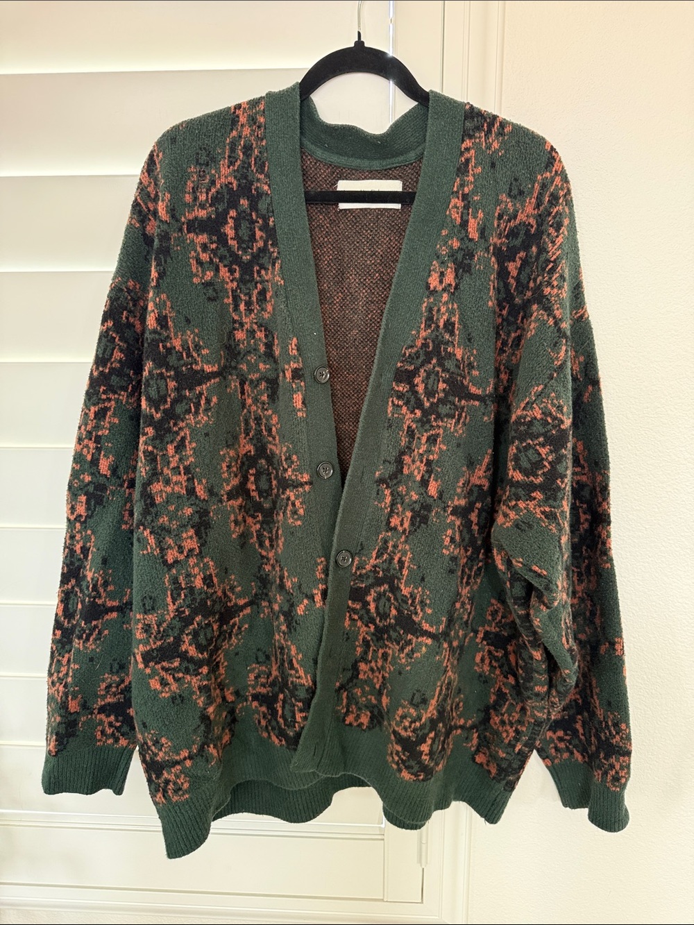 Abercrombie & Fitch knit vintage inspired cardigan sweater XXL